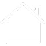 House icon showing gable-end and structural reinforcement inspection for improved wind resistance.