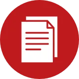 Document icon symbolizing fast digital inspection reports with photos and professional recommendations.