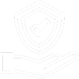 Shield and hand icon representing roof certification needed for homeowner’s insurance renewal.