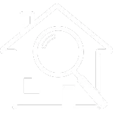 Magnifying glass icon representing early roof problem detection to prevent expensive repairs.