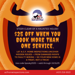 A.C.F. Home Inspections October Promo