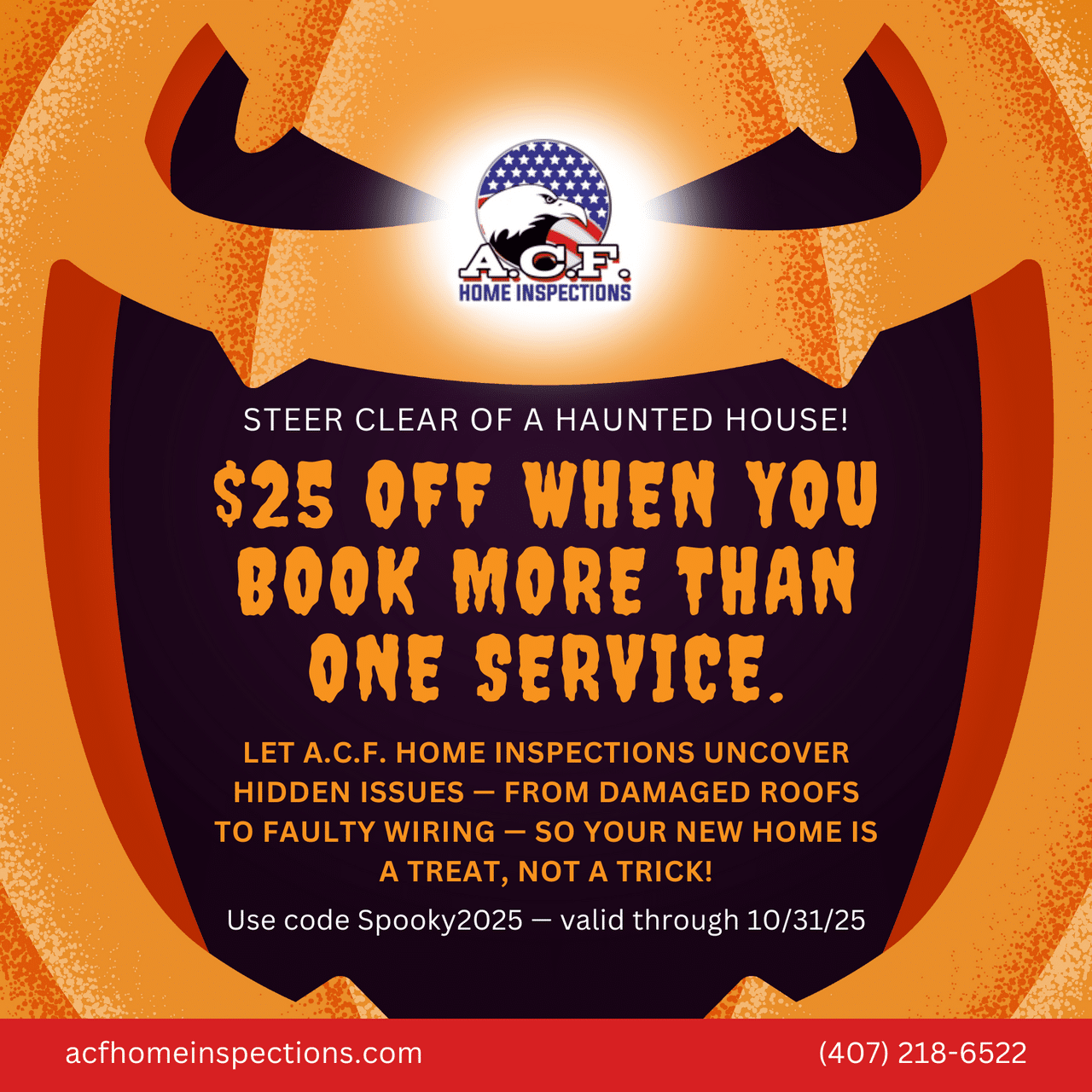 A.C.F. Home Inspections October Promo